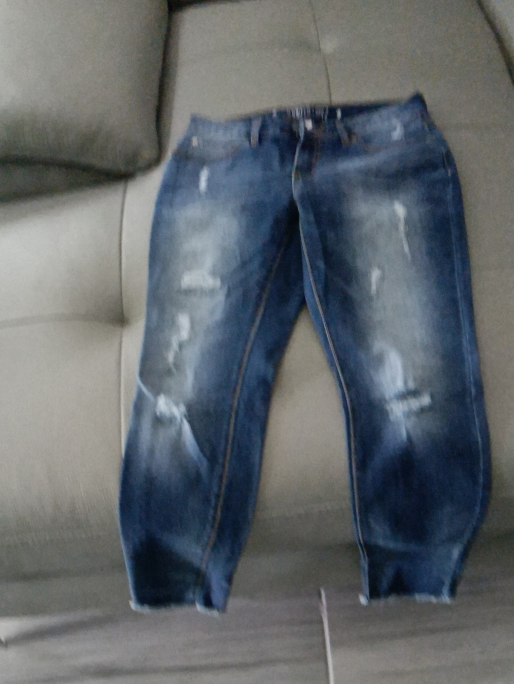 Jennifer Lopez Dark Blue Skinny Ankle Jeans